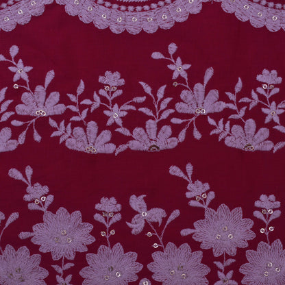 Colored Color Cotton Embroidery Fabric