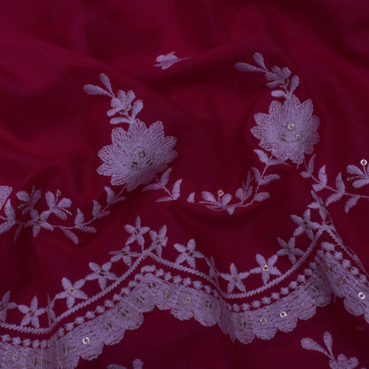 Colored Color Cotton Embroidery Fabric