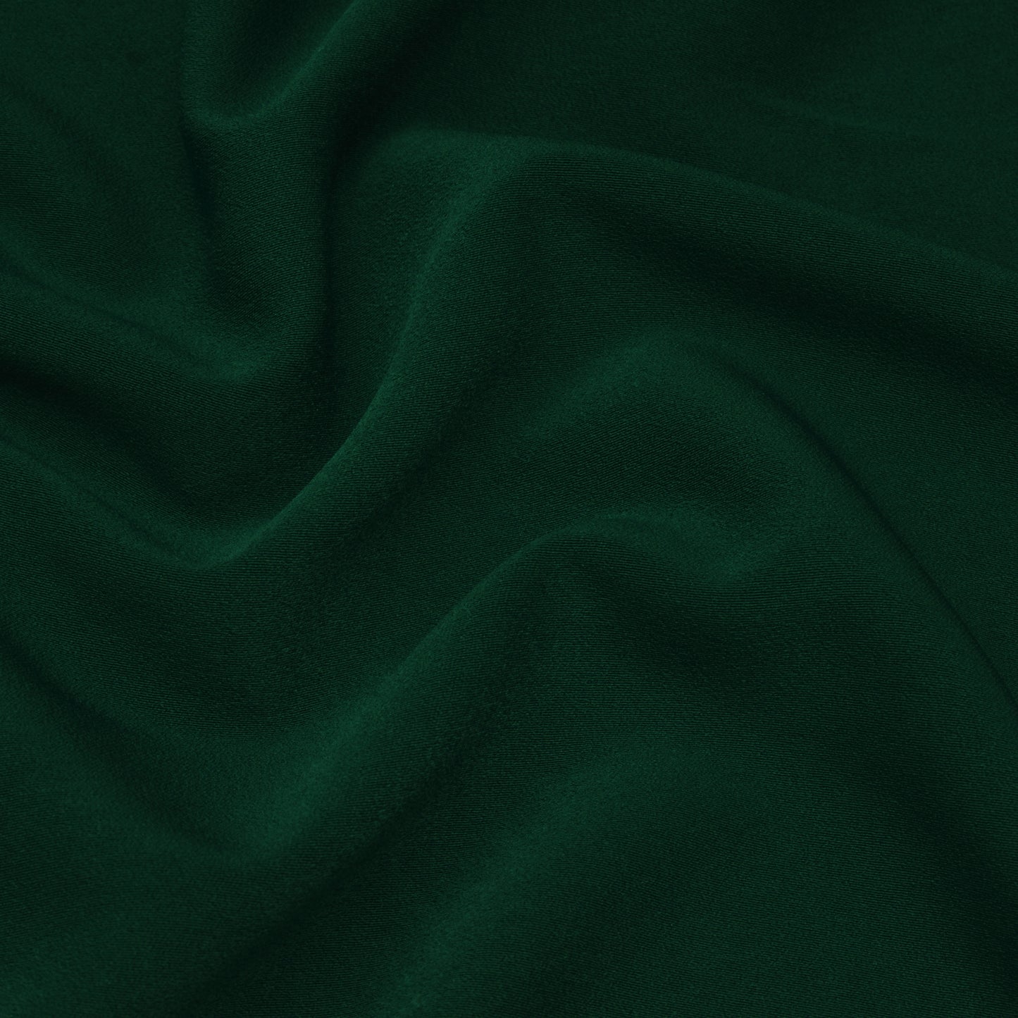 Green Solid Color Banana Crepe Fabric