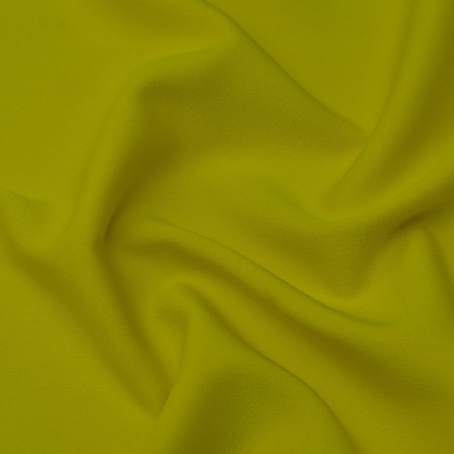 Yellow Solid Color Banana Crepe Fabric