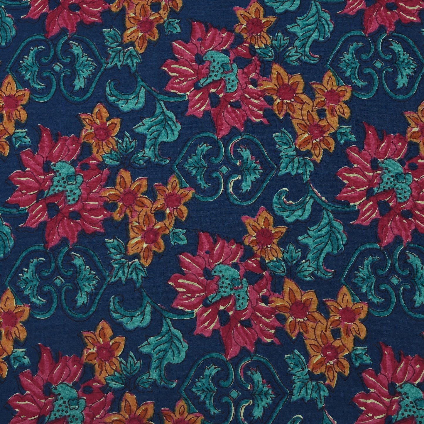 Floral Cotton Print Fabric