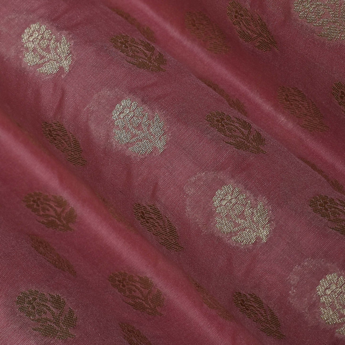 Pink Color Brocade Fabric