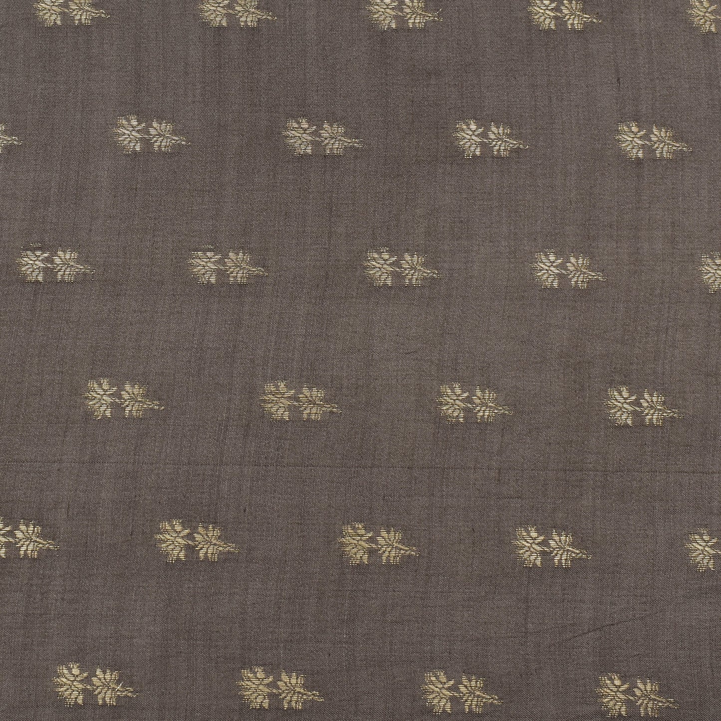 Grey Color Munga Brocade Fabric
