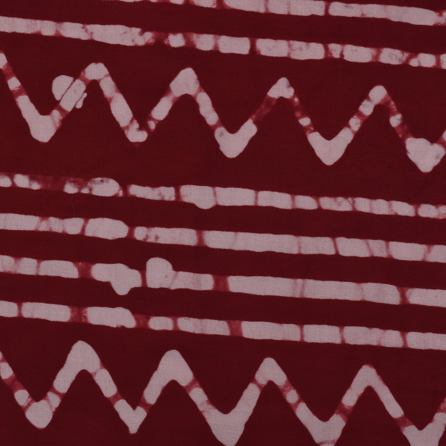 Maroon Color Modal Satin Print Fabric