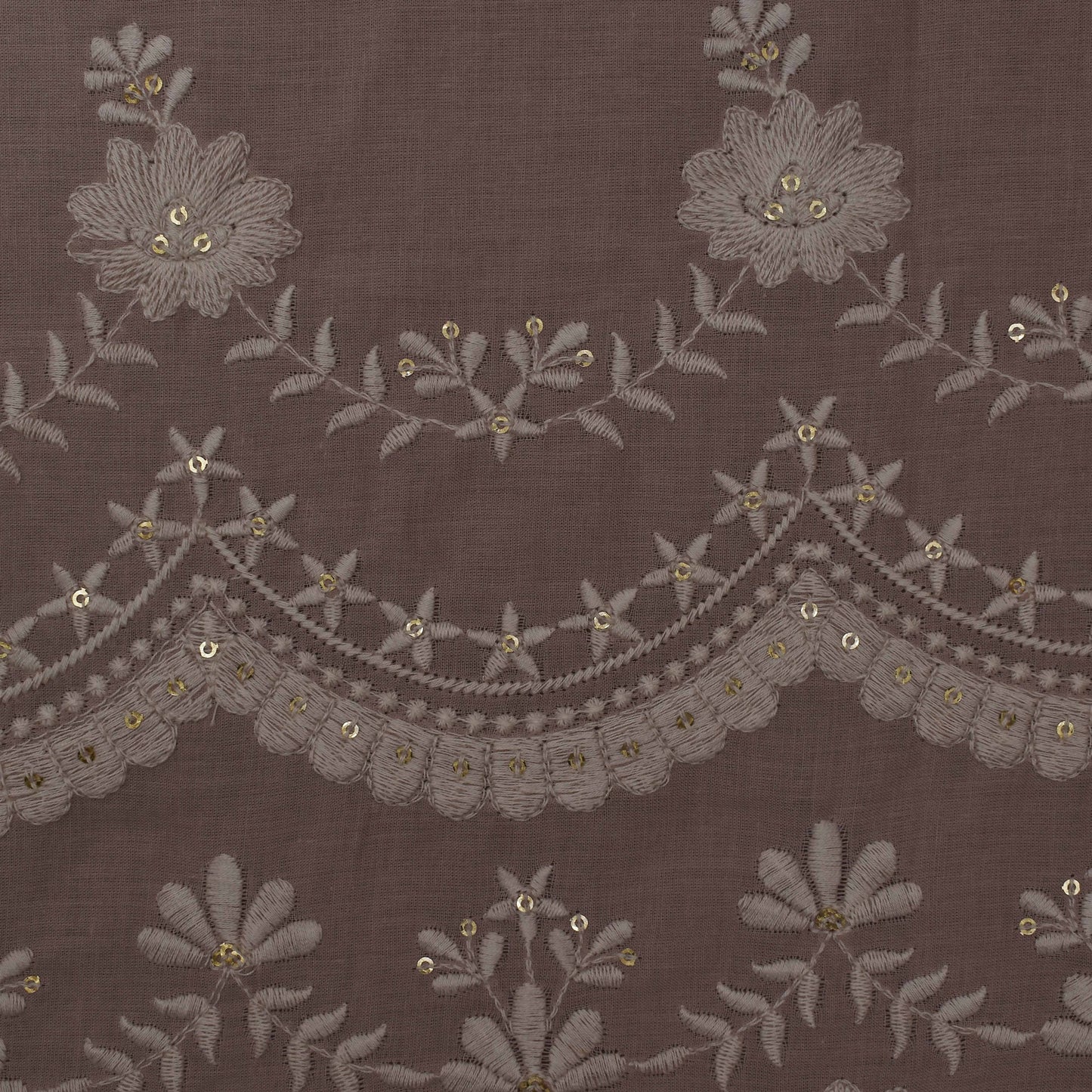 Colored Color Cotton Plazo Embroidery Fabric