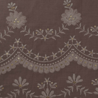 Colored Color Cotton Plazo Embroidery Fabric