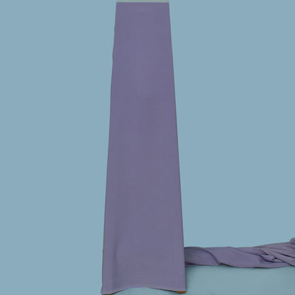 Lavender Blue Solid Color Banana Crepe Fabric