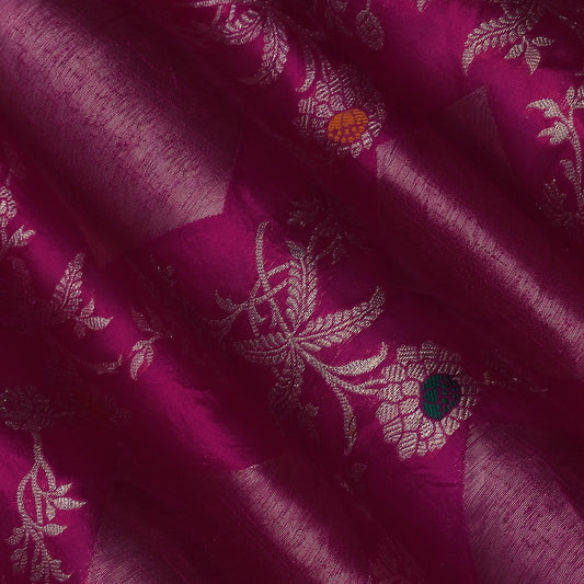 Rani Color Katan Meena Brocade Fabric