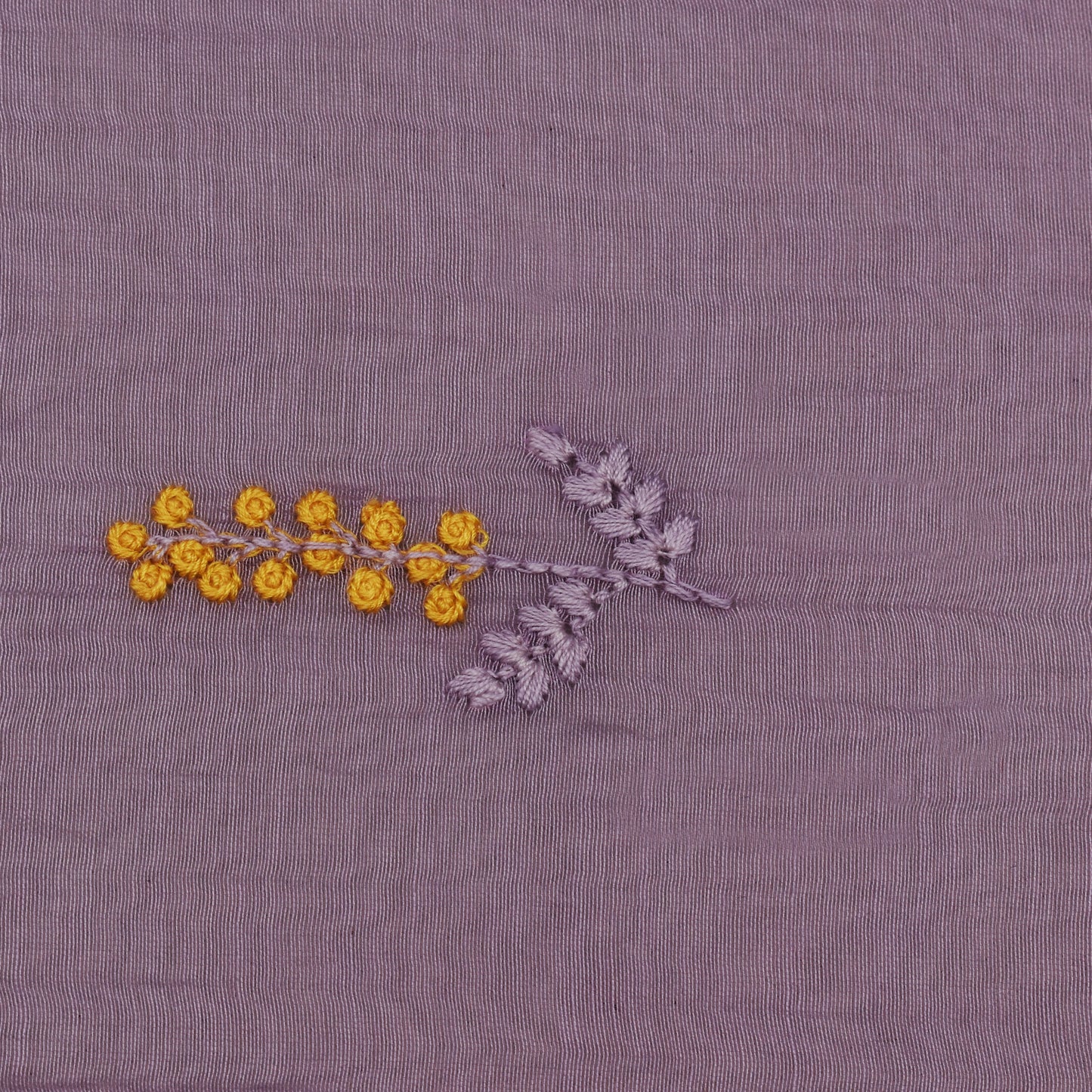 Lavender Color Chanderi Booti Fabric