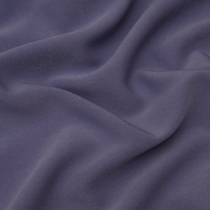 Lavender Blue Solid Color Banana Crepe Fabric