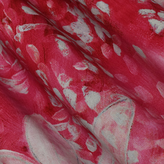 Multi Color Crepe Print Fabric