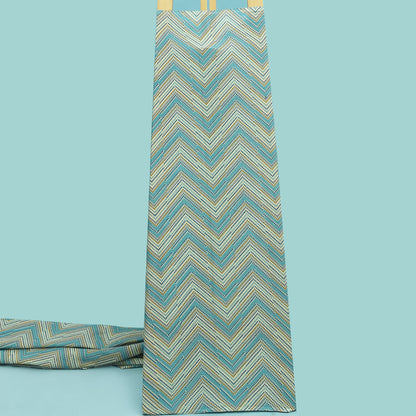 Polka Dot Zig Zag Cotton Print Fabric