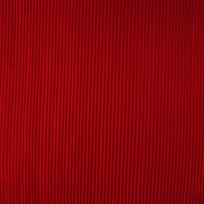 Red Color Crush Satin Fabric