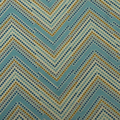 Polka Dot Zig Zag Cotton Print Fabric