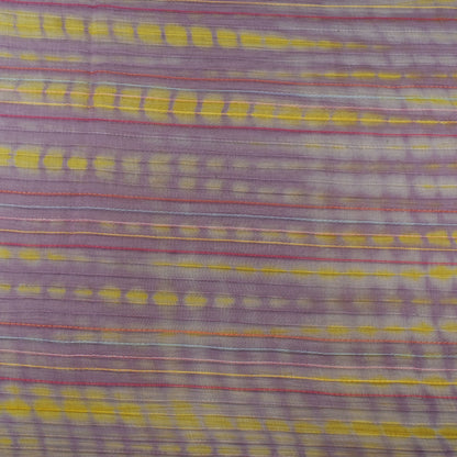 Multi Color Chanderi Kantha Work Tie And Dye Fabric