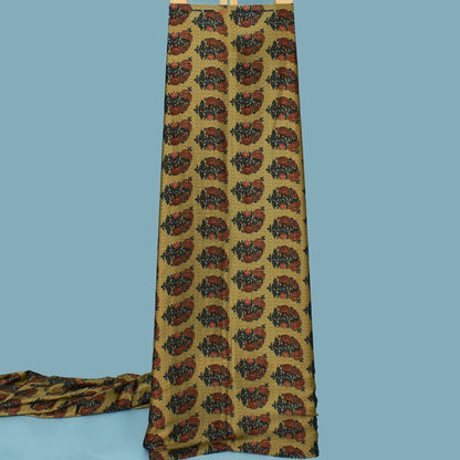 Multi Color Modal Satin Print Fabric