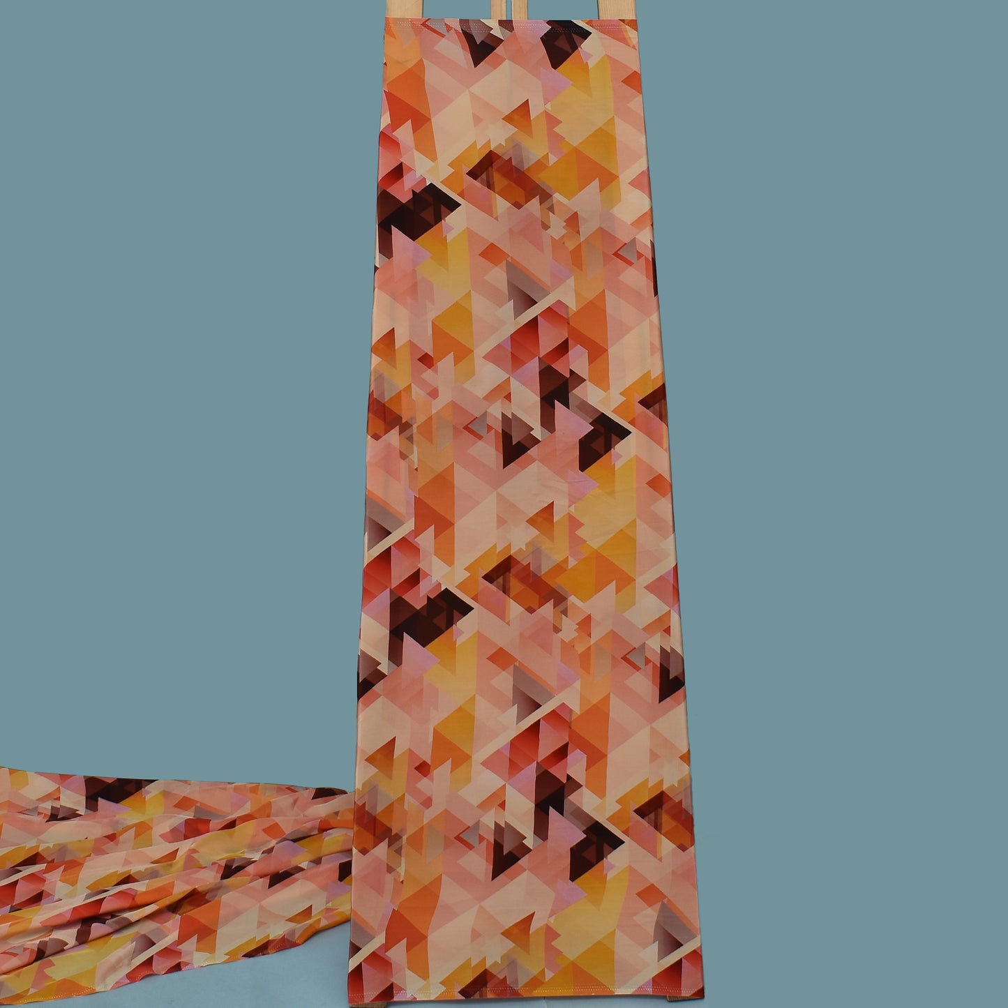 Multi Color Crepe Print Fabric