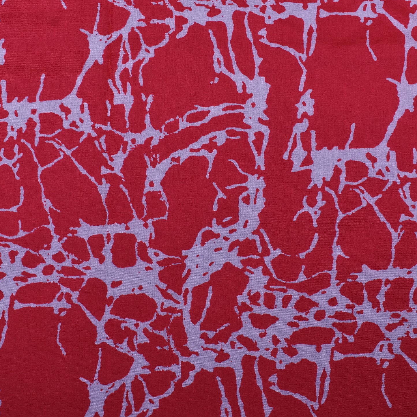 Magenta Color Slub Tussar Print Fabric