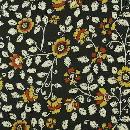 Multi Color Modal Satin Print Fabric