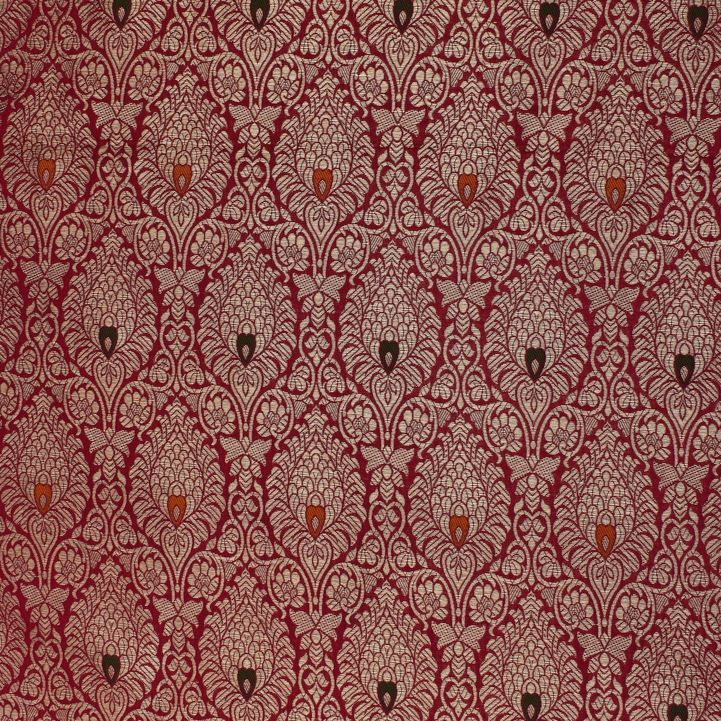 Rani Color Katan Meena Brocade Fabric