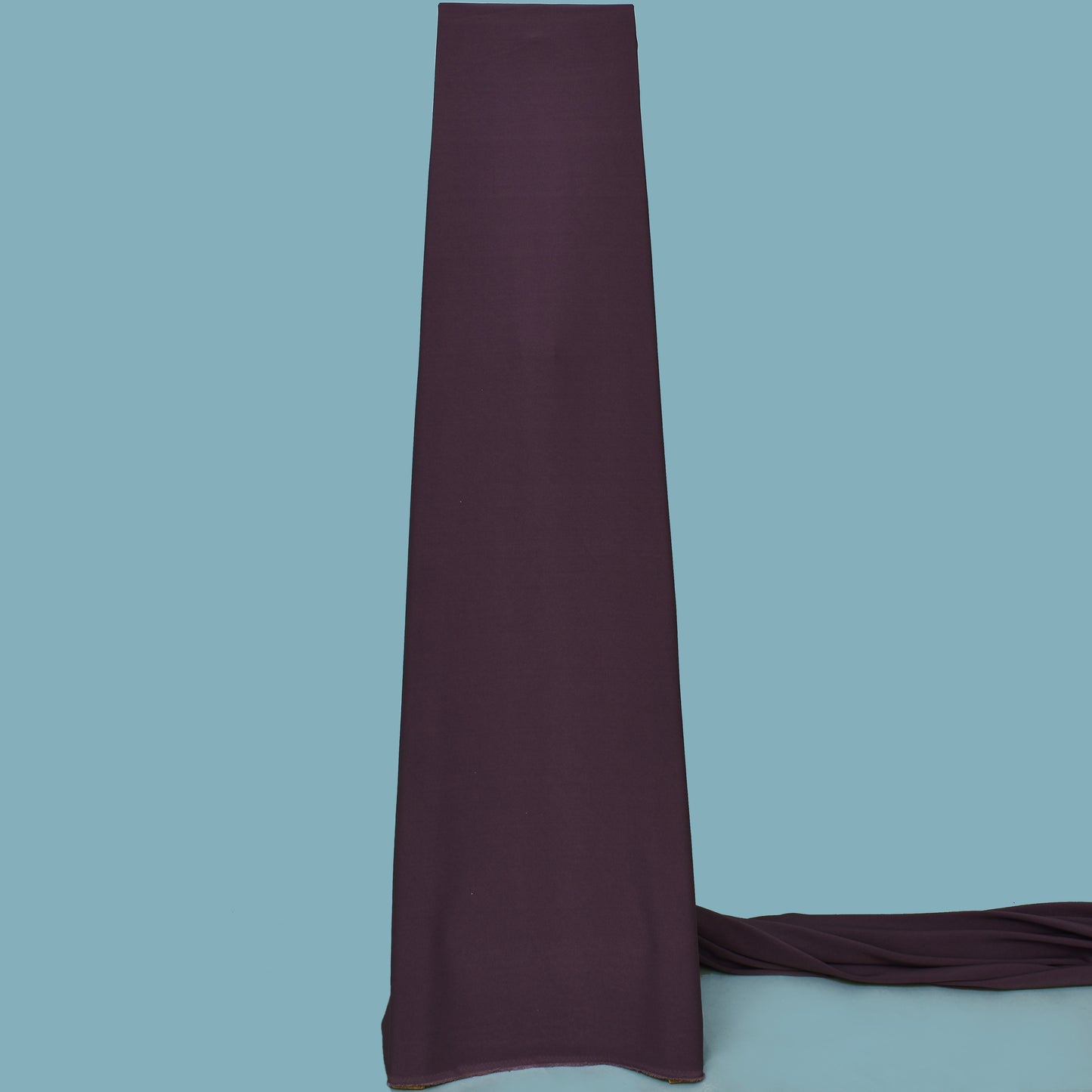 Lilac Purple Solid Color Banana Crepe Fabric