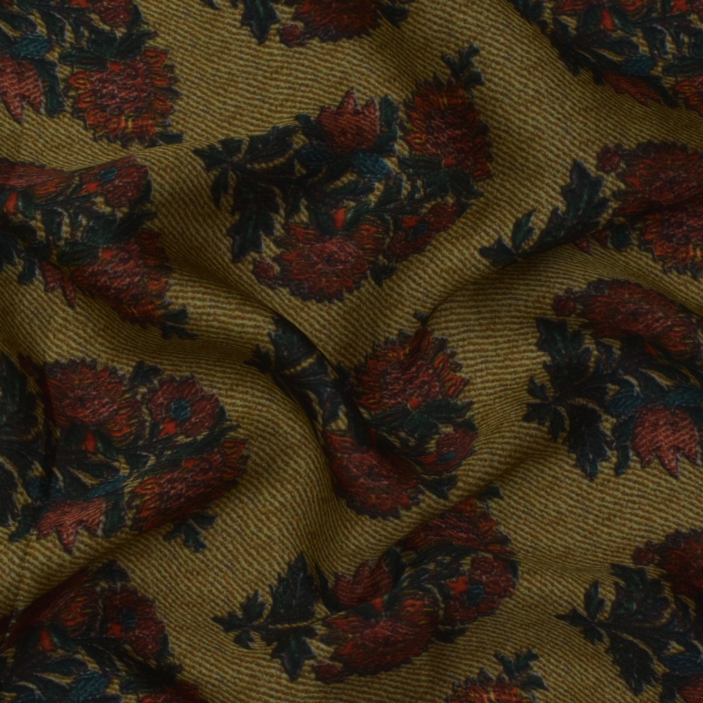 Multi Color Modal Satin Print Fabric