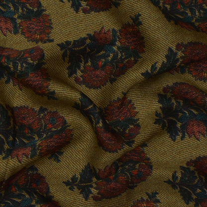 Multi Color Modal Satin Print Fabric