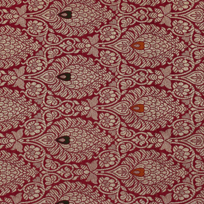 Rani Color Katan Meena Brocade Fabric