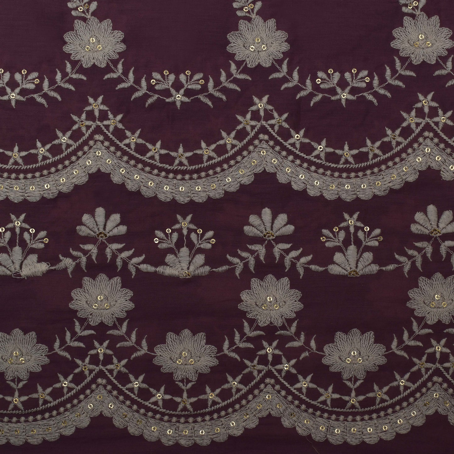 Colored Color Cotton Plazo Embroidery Fabric