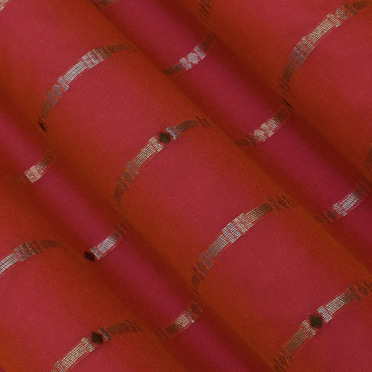 Magenta Color Brocade Fabric