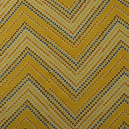 Polka Dot Zig Zag Cotton Print Fabric