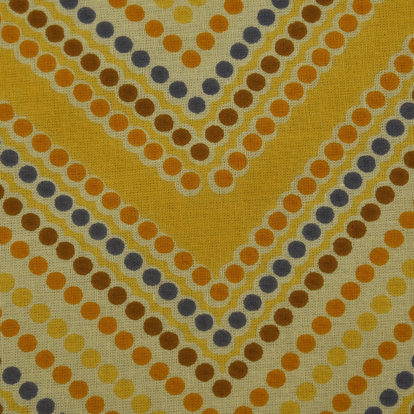 Polka Dot Zig Zag Cotton Print Fabric