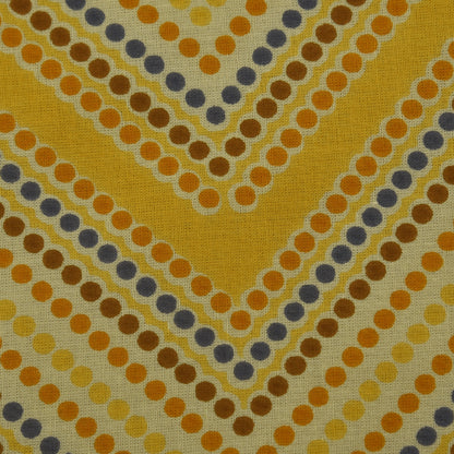 Polka Dot Zig Zag Cotton Print Fabric