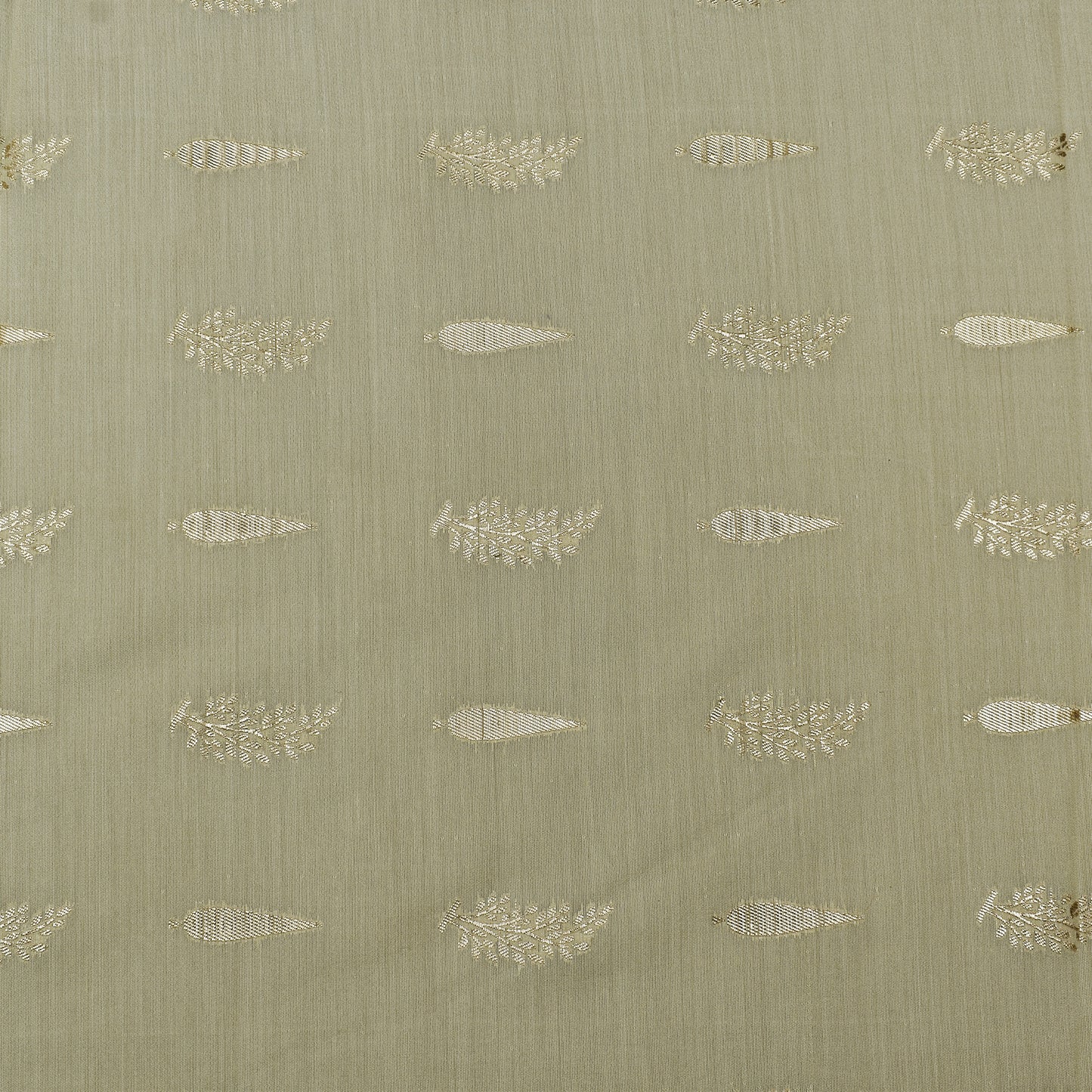 Pale yellow  Color  Chanderi Jacquard Fabric