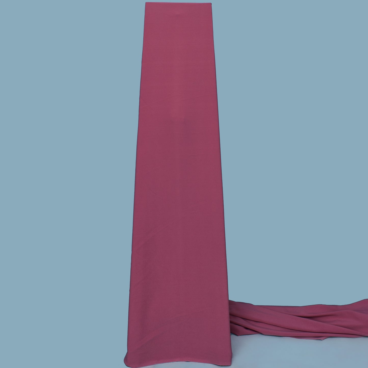 Mulberry Pink Solid Color Banana Crepe Fabric