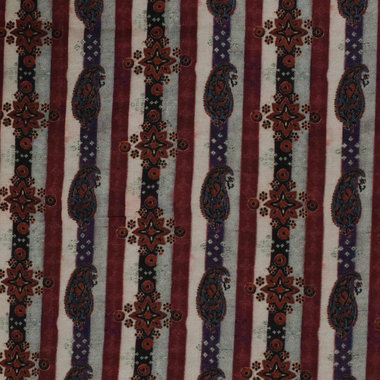 Multi Color Modal Satin Print Fabric