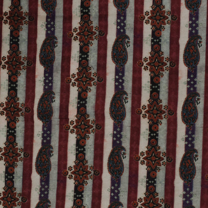 Multi Color Modal Satin Print Fabric