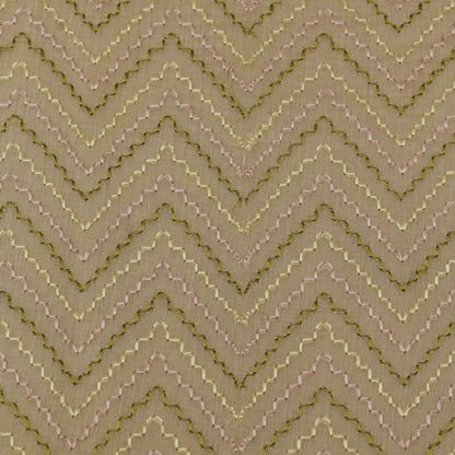 Beige Color Chanderi Booti Fabric