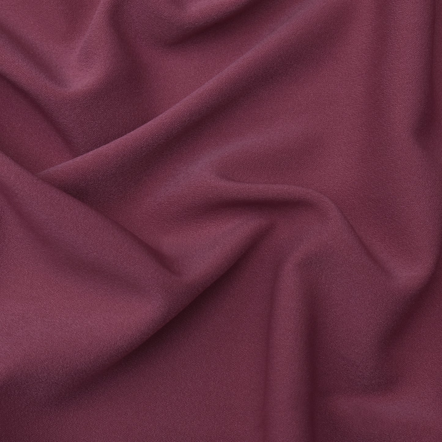 Mulberry Pink Solid Color Banana Crepe Fabric