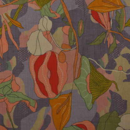 Multi Color Chinon Print Fabric