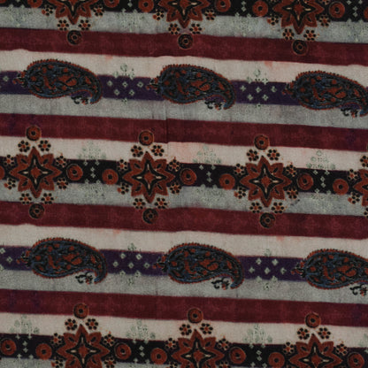 Multi Color Modal Satin Print Fabric