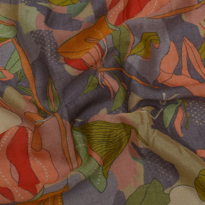 Multi Color Chinon Print Fabric