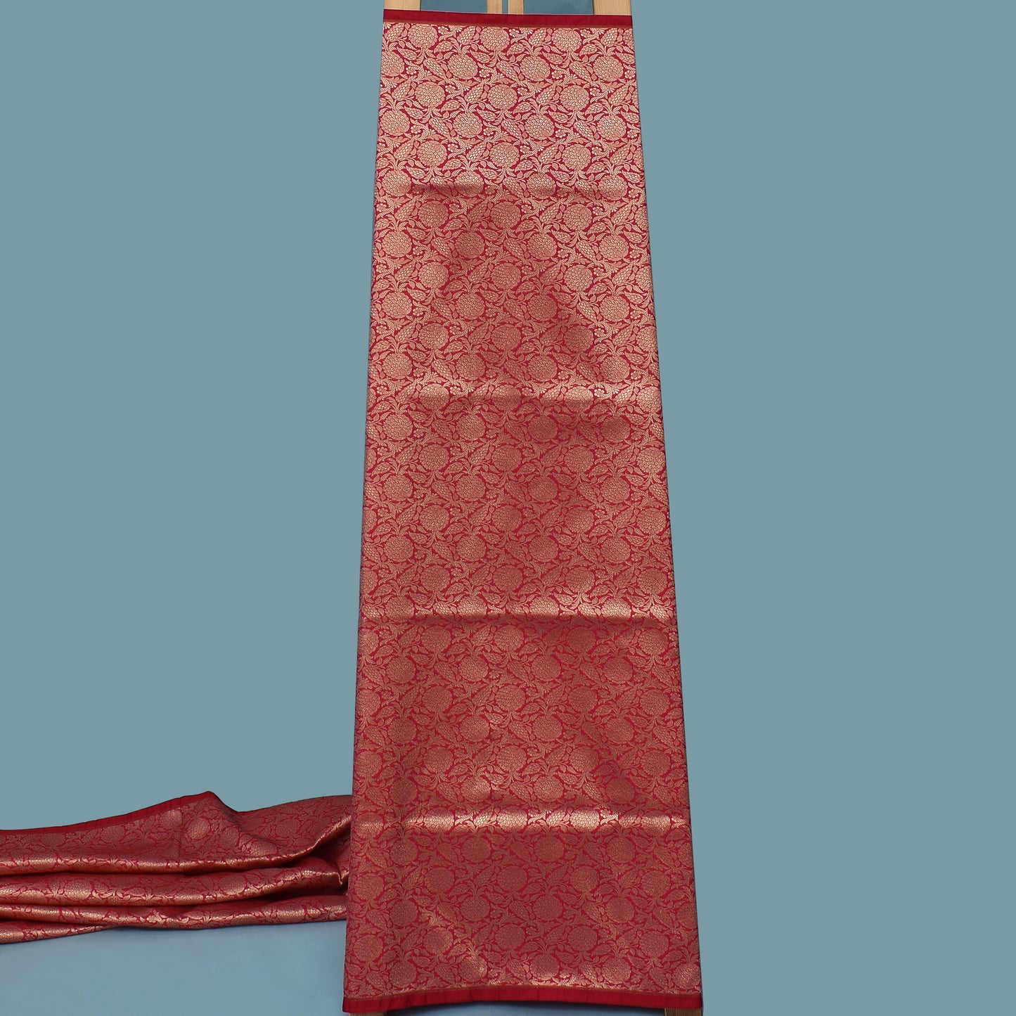 Pink Color Katan Meena Brocade Fabric