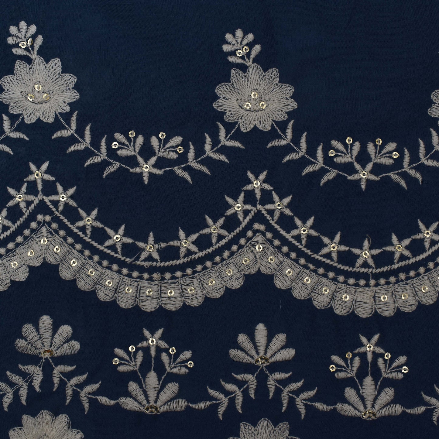 Colored Color Cotton Plazo Embroidery Fabric