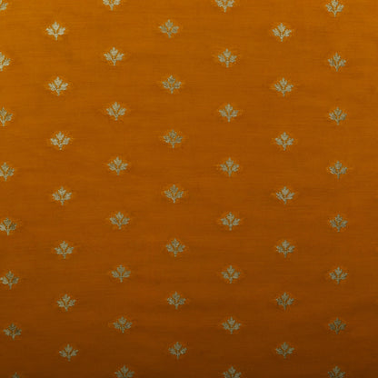 Mustard Color Brocade Fabric