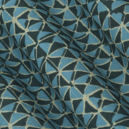 Box Pattern Cotton Print Fabric