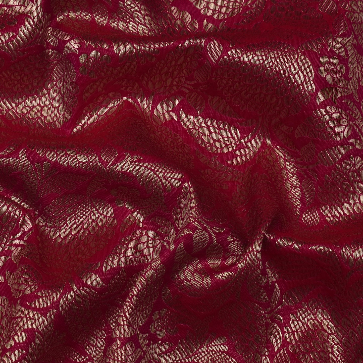 Pink Color Katan Meena Brocade Fabric