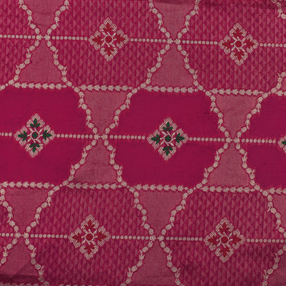 Rani Color Katan Meena Brocade Fabric