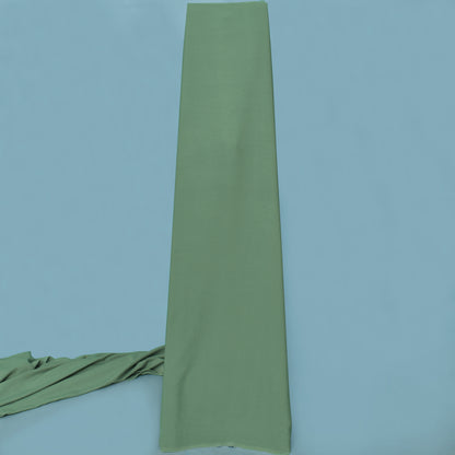 Pista Green Solid Color Banana Crepe Fabric