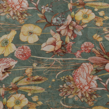 Multi Color Chinon Print Fabric